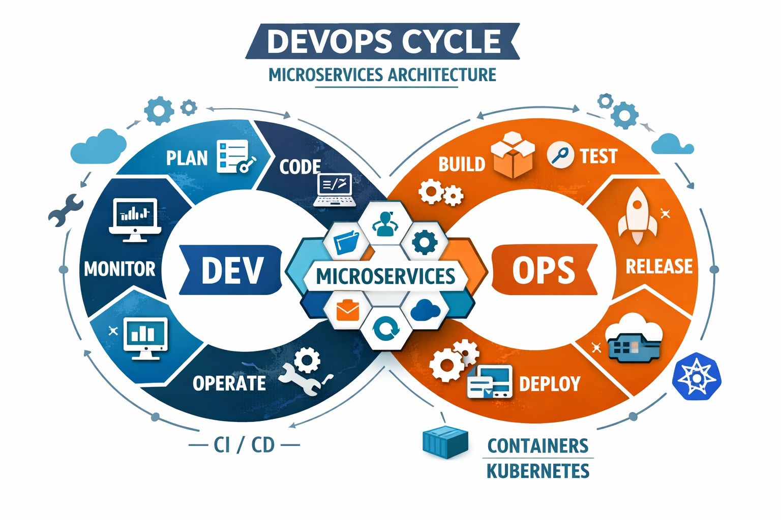 Microservices architecture for peak traffic management